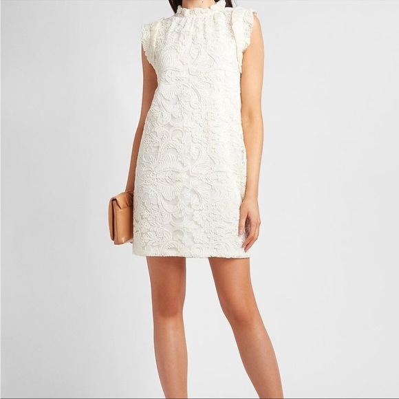Express Dresses & Skirts - White crochet lace dress